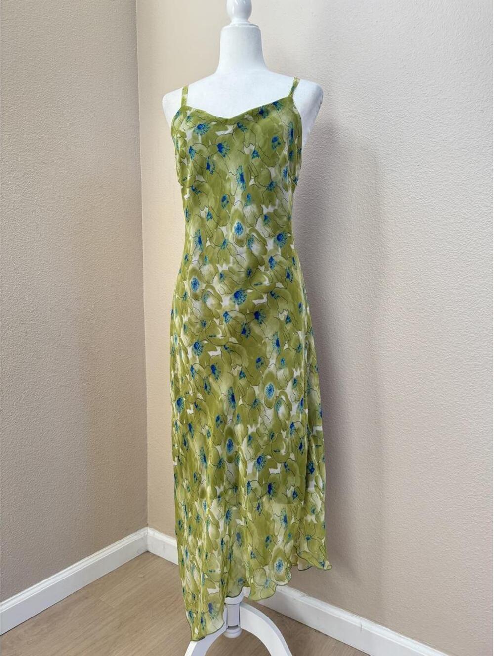 Women's Green and Multi Dress